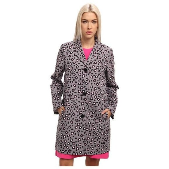 NWT Kate Spade New York $548 Cheetah Coat Jacket Women's Size SMALL S1E1 - Picture 1 of 2
